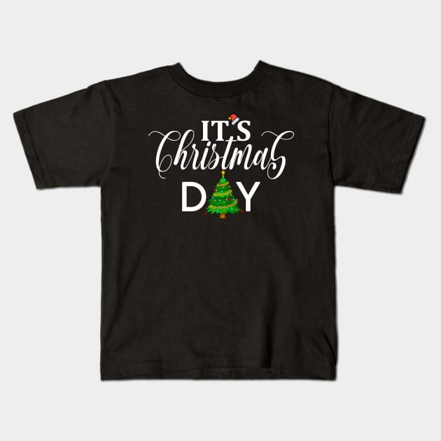 Christmas Day Merry Christmas Kids T-Shirt by moidres